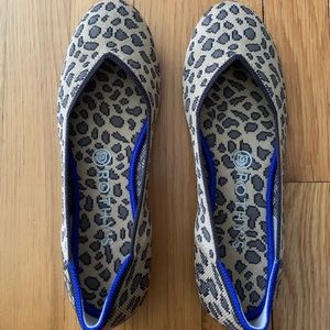 Rothy Size 8 Leopard Flats